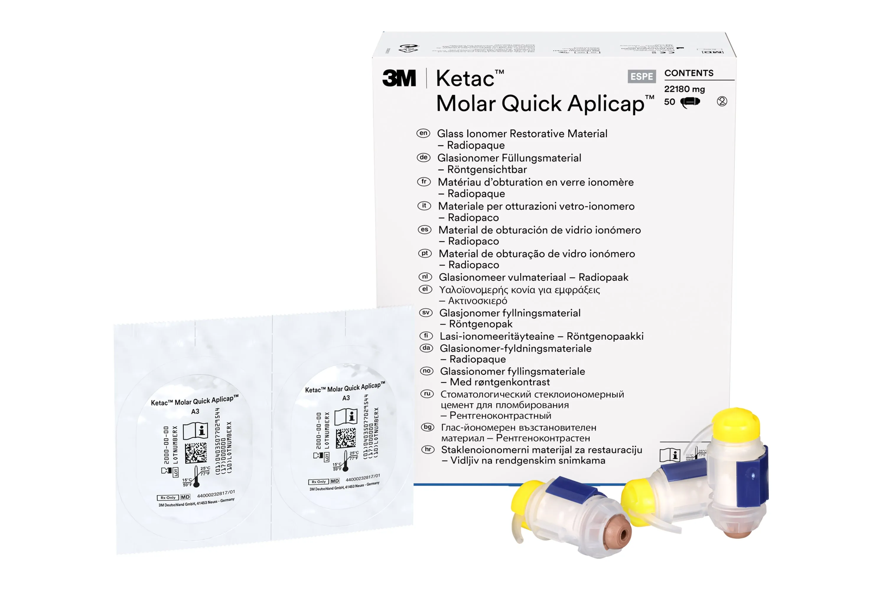 3M™ Ketac™ Molar Quick Aplicap™ Glass Ionomer Restorative