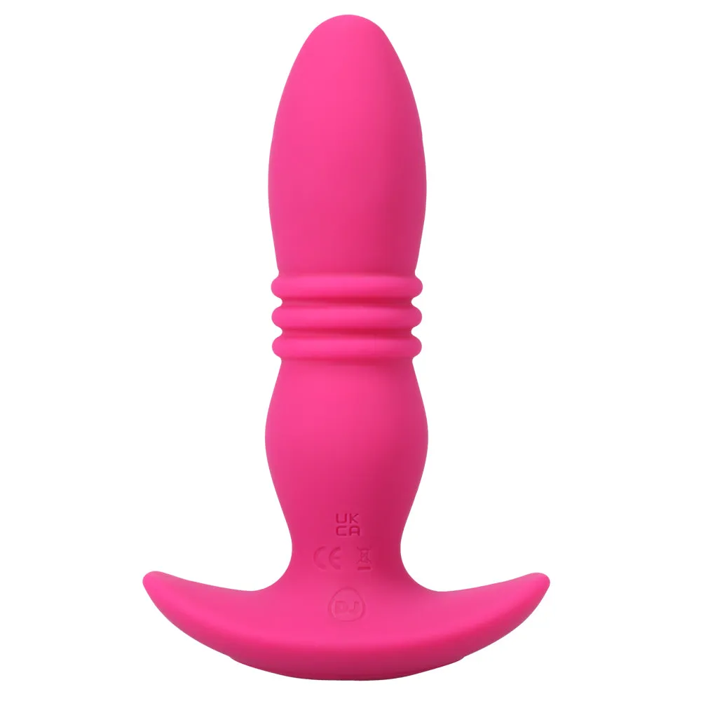 A Play Rise Thrusting Vibrating Anal Plug With Remote