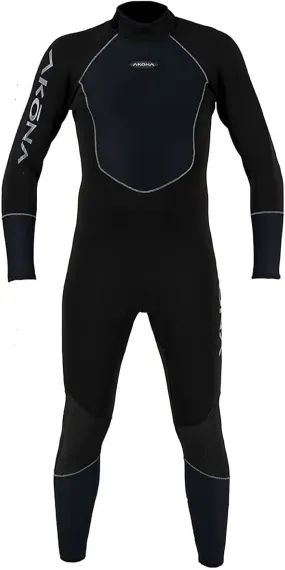 Akona Mens 3mm Phantom Quantum Stretch Full Wetsuit (2023) for Scuba Diving