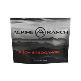 Alpine Ranch Bison Stroganoff