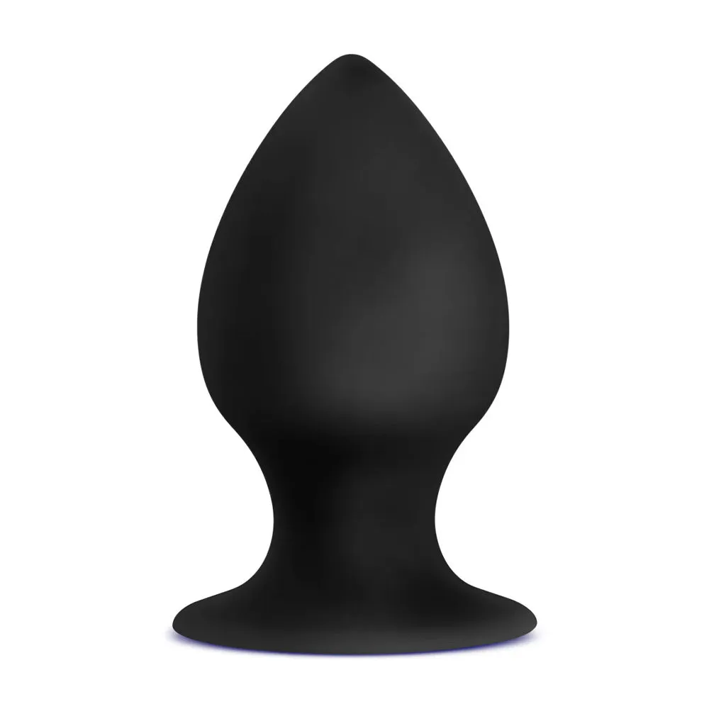 Anal Adventures Stout Platinum Silicone Butt Plug - Medium