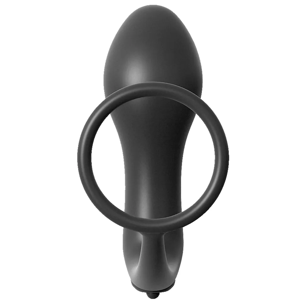 Anal Fantasy Collection Ass-Gasm Vibrating Cock Ring Butt Plug