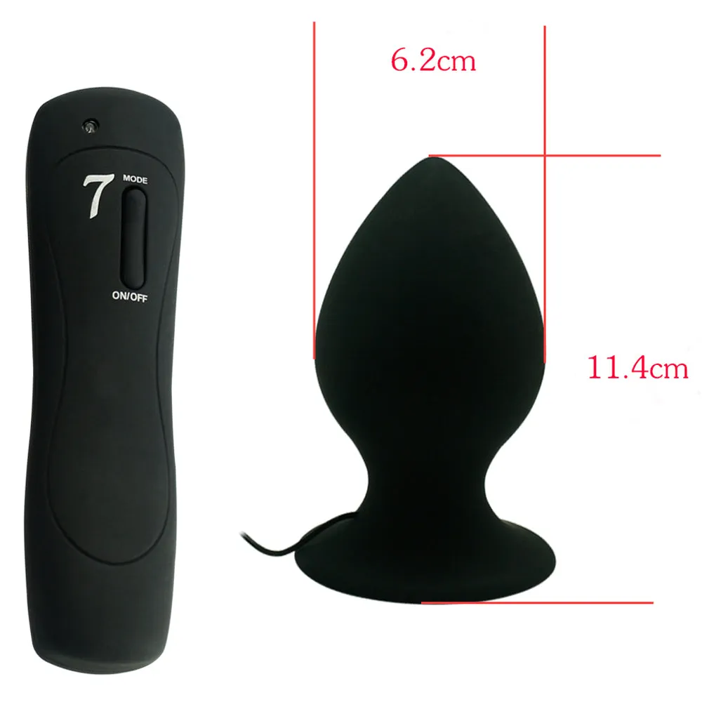 Aphrodisia 7 Mode Vibrating Anal Plug - XL