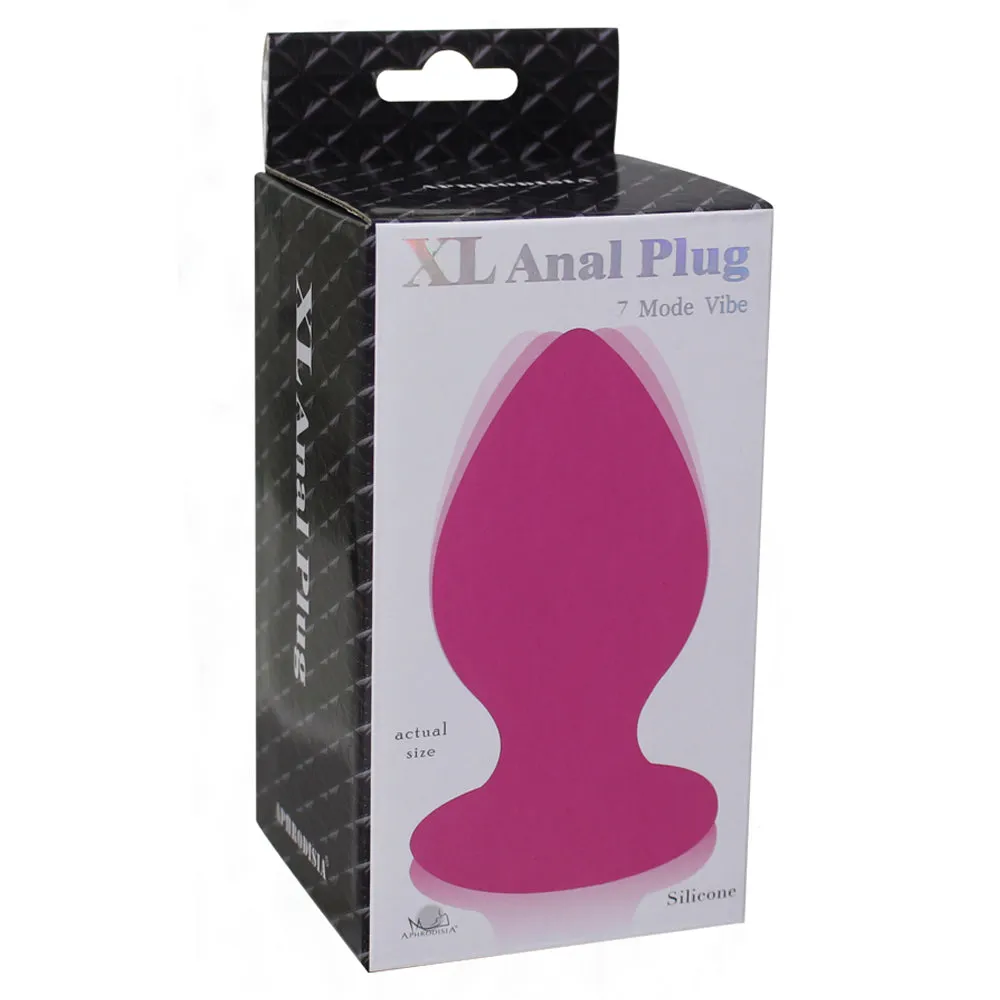 Aphrodisia 7 Mode Vibrating Anal Plug - XL