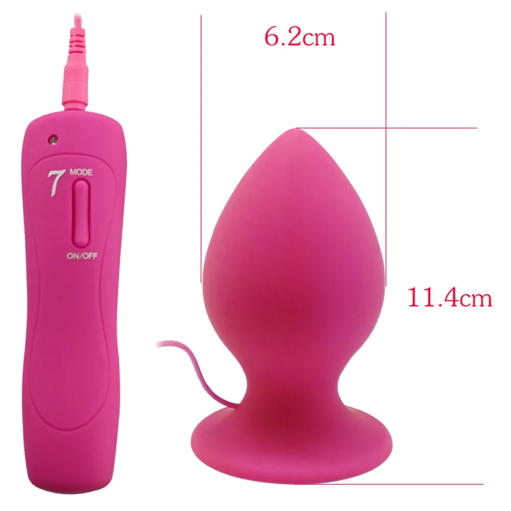 Aphrodisia 7 Mode Vibrating Anal Plug - XL