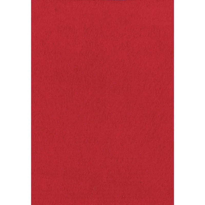 Arbee Stiffen Felt Sheet, Red- A4