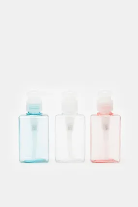 Assorted Travel Bottle Kit (Pack of 3)