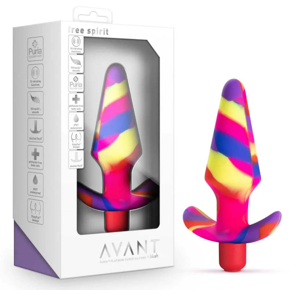 Avant Free Spirit 10-Mode Vibrating Silicone Anal Plug