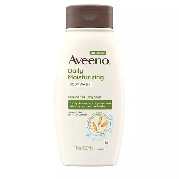 Aveeno Body Wash Daily Moisturizer with Soothing Oat for Normal to Dry Skin - 18oz