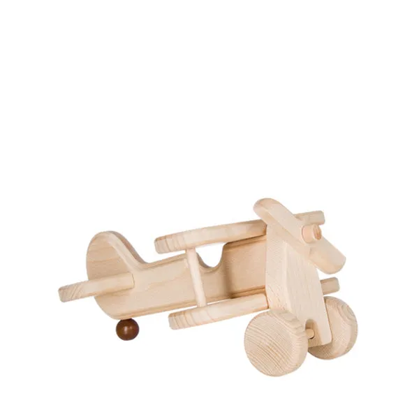 Bartu Wooden Double Deck Aircraft - Natural