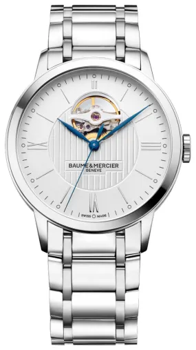 Baume & Mercier Classima Automatic Stainless Steel Silver-Tone Dial Mens Watch M0A10275