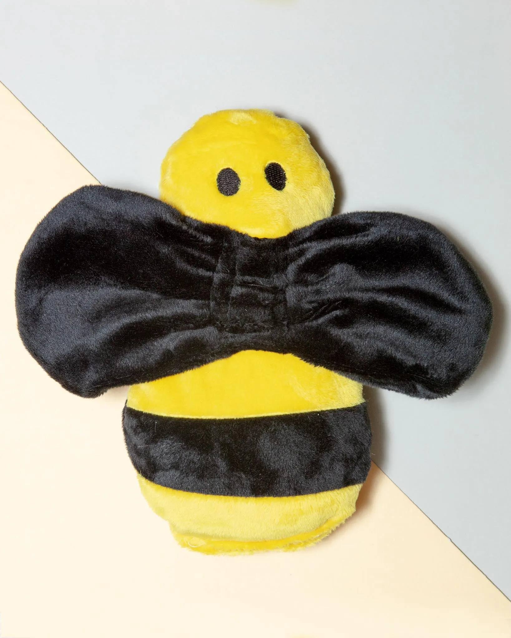 Bee Squeaky Plush   Crinkle Dog Toy (Made in the USA) (FINAL SALE)