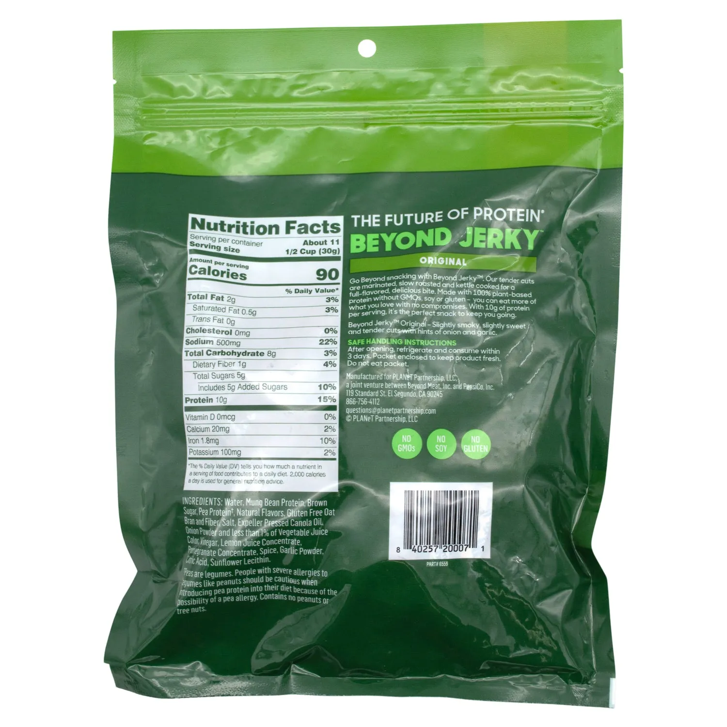 Beyond Meat Plan-Based Jerky