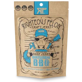 Bootleggin' BBQ Beef Jerky | Righteous Felon Craft Jerky