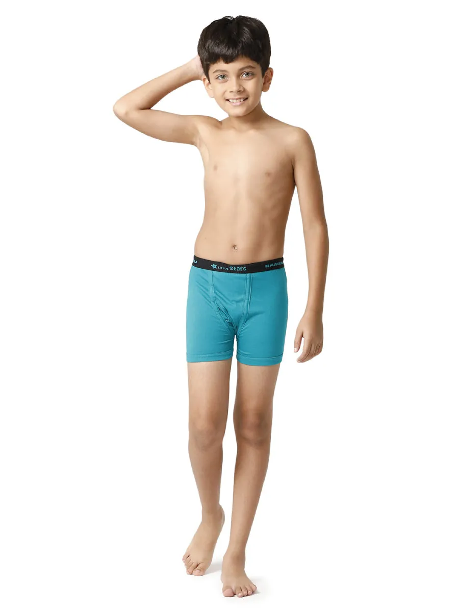 Boys Soft Fine Cotton Combed Jersy Trunks Littlestars ( Pack of 2 )