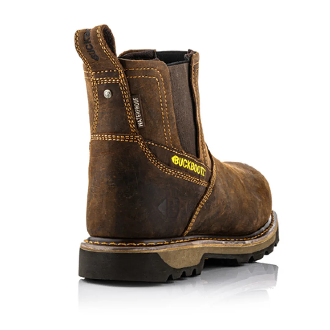 Buckbootz B1180 SB/PS/HRO/WR/SR Goodyear Welted Safety Dealer Boot