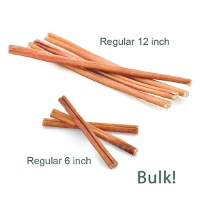 BULK Bully Sticks For Large Dogs - Free Range, All Natural