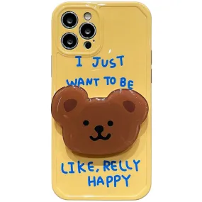 Cartoon Bear Phone Case