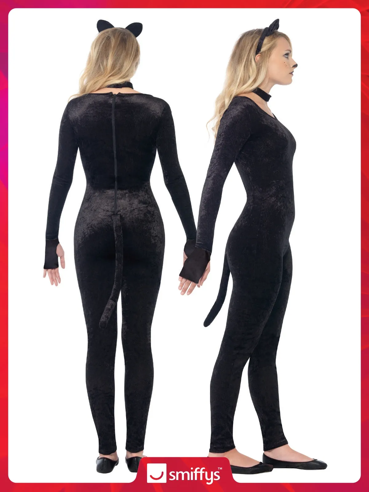 Cat Costume, Black with Jumpsuit