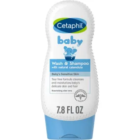 Cetaphil Baby Wash & Shampoo with Natural Calendula - 7.8 oz