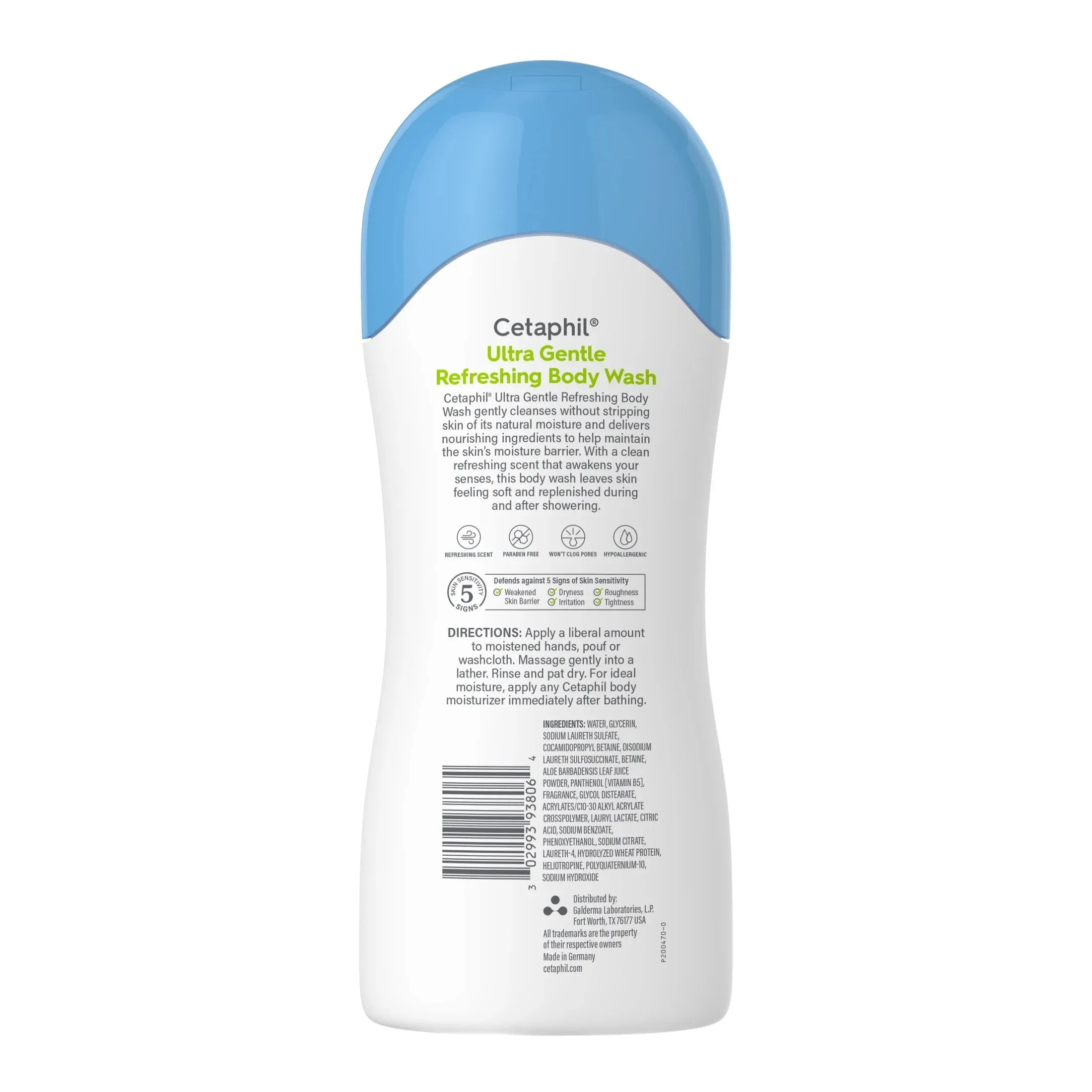 Cetaphil Ultra Gentle Refreshing Body Wash - 16.9 oz