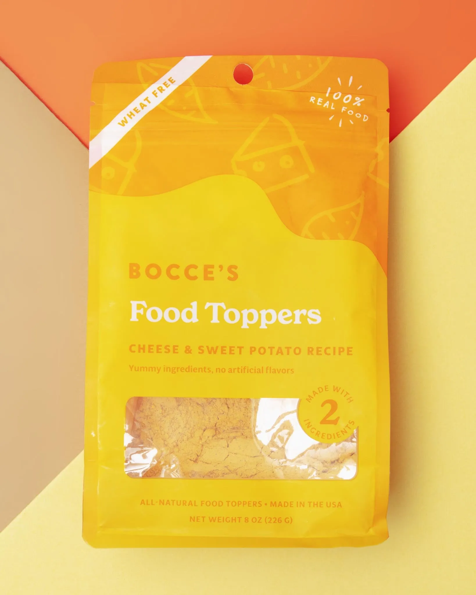 Cheese & Sweet Potato Dog Food Topper