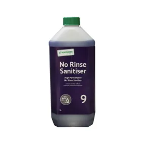 CHEMFORM NO RINSE SANITISER # 9 5L