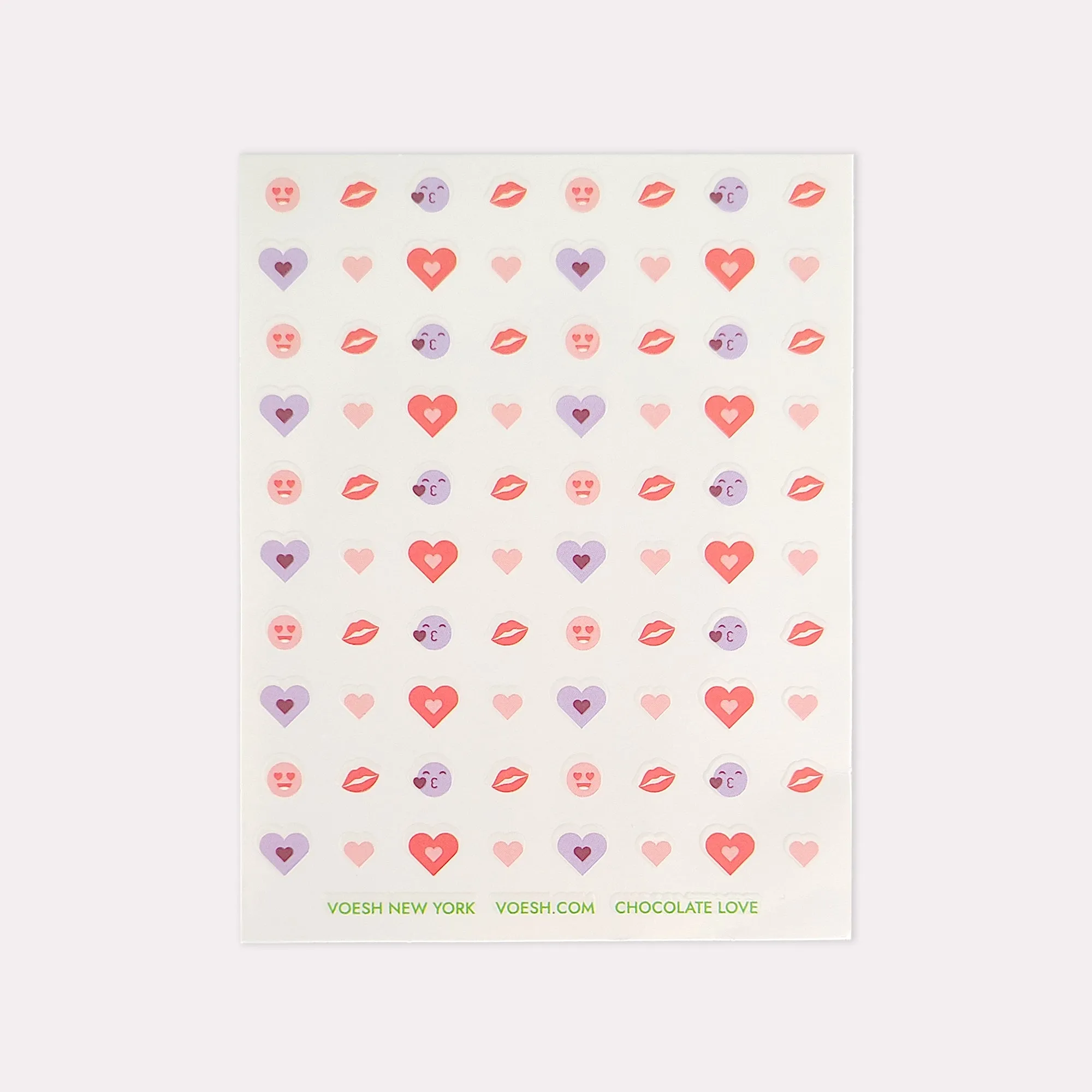 Chocolate Love Nail Art Stickers