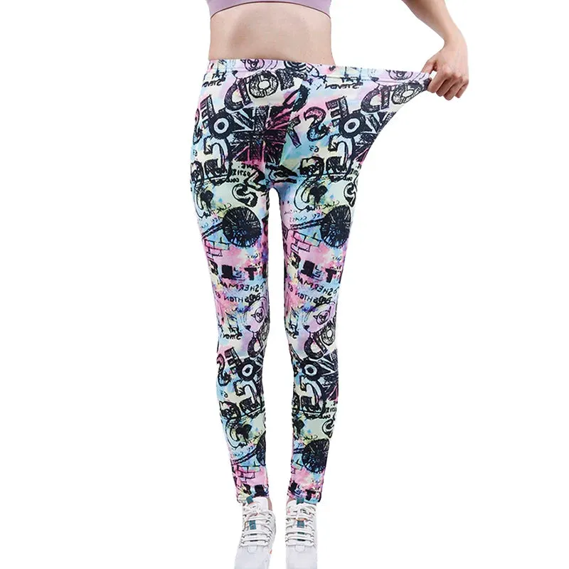 Comic Cartoon Leggings