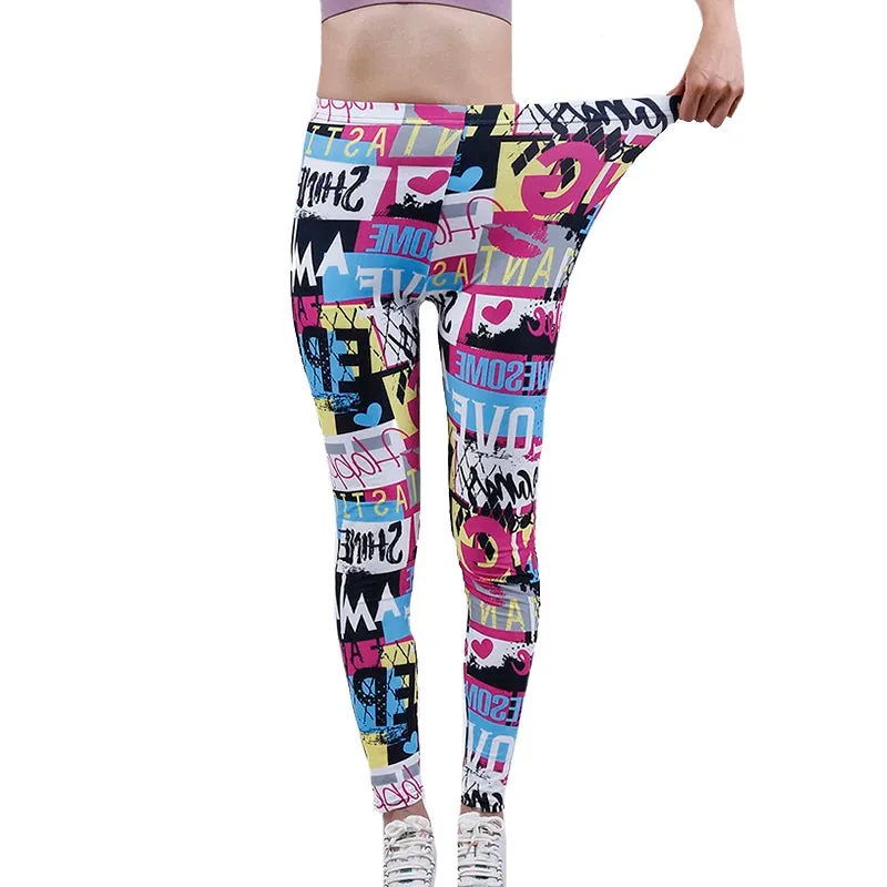 Comic Cartoon Leggings