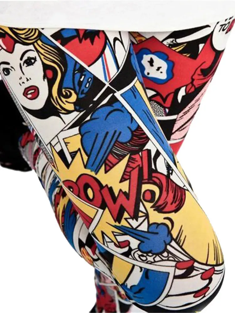 Comic Cartoon Leggings