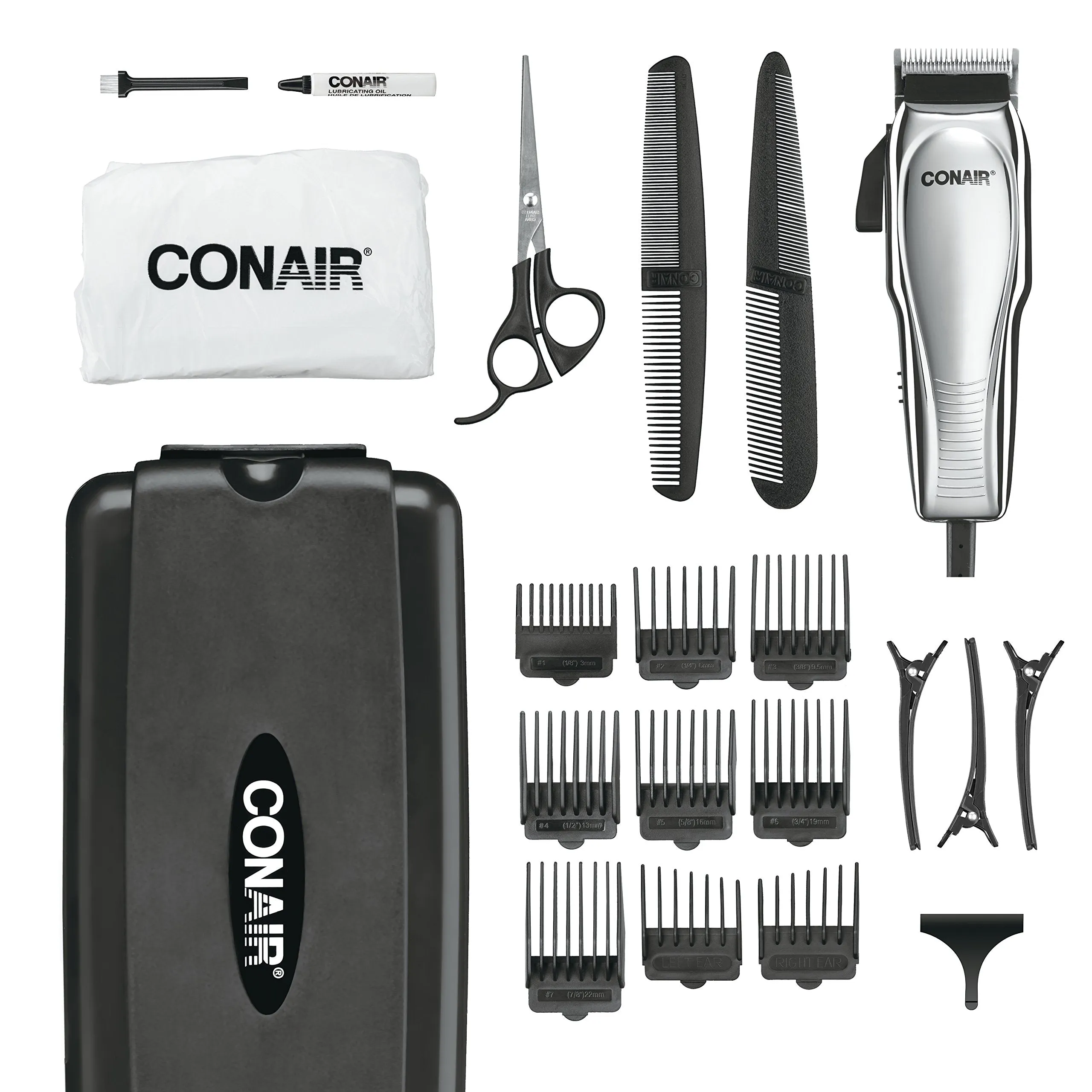 Conair Custom Cut® 21-Piece Chrome Home Haircut Kit with Case