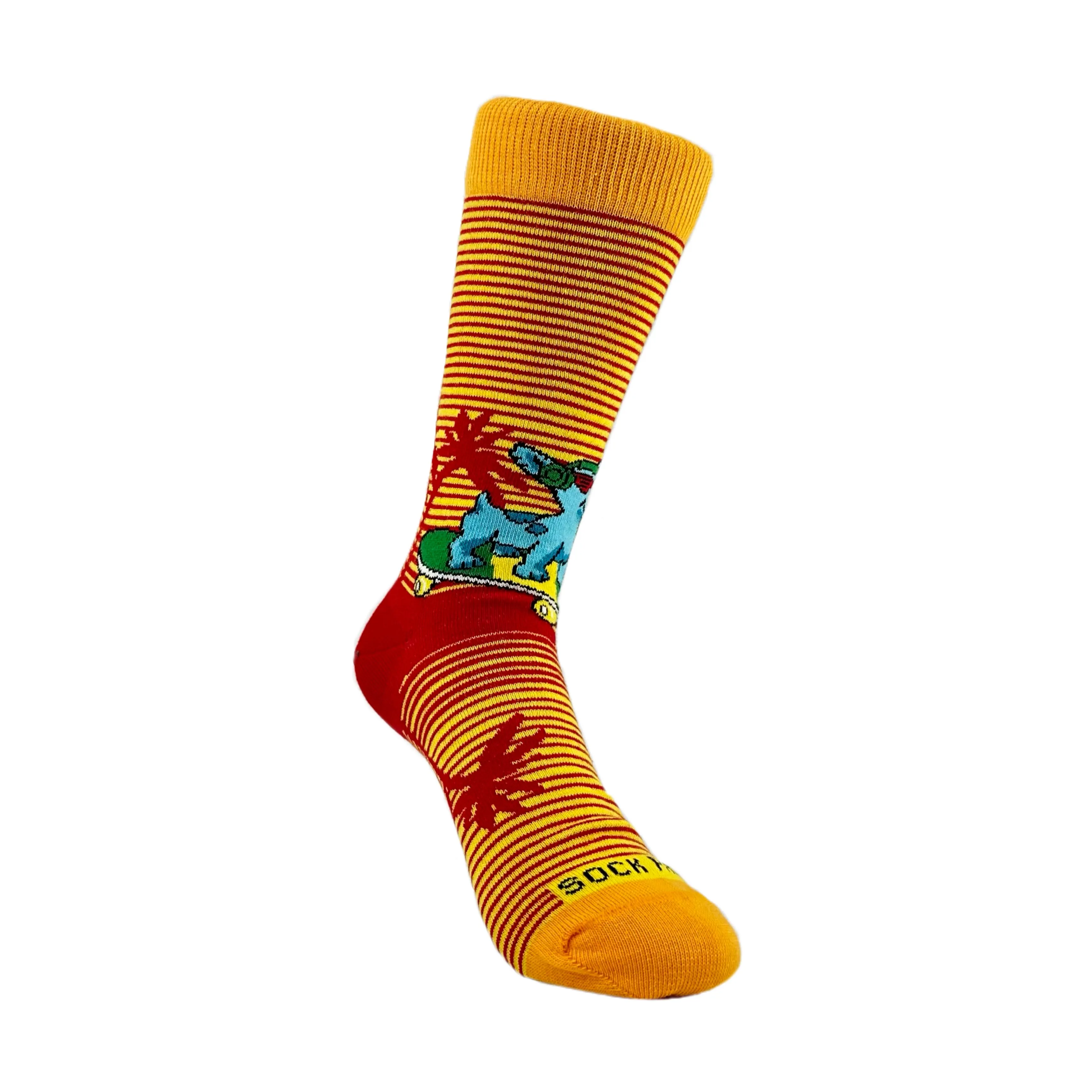 Cool Skateboarding Dog Socks from the Sock Panda (Adult Small -  Shoe Sizes 2-5)