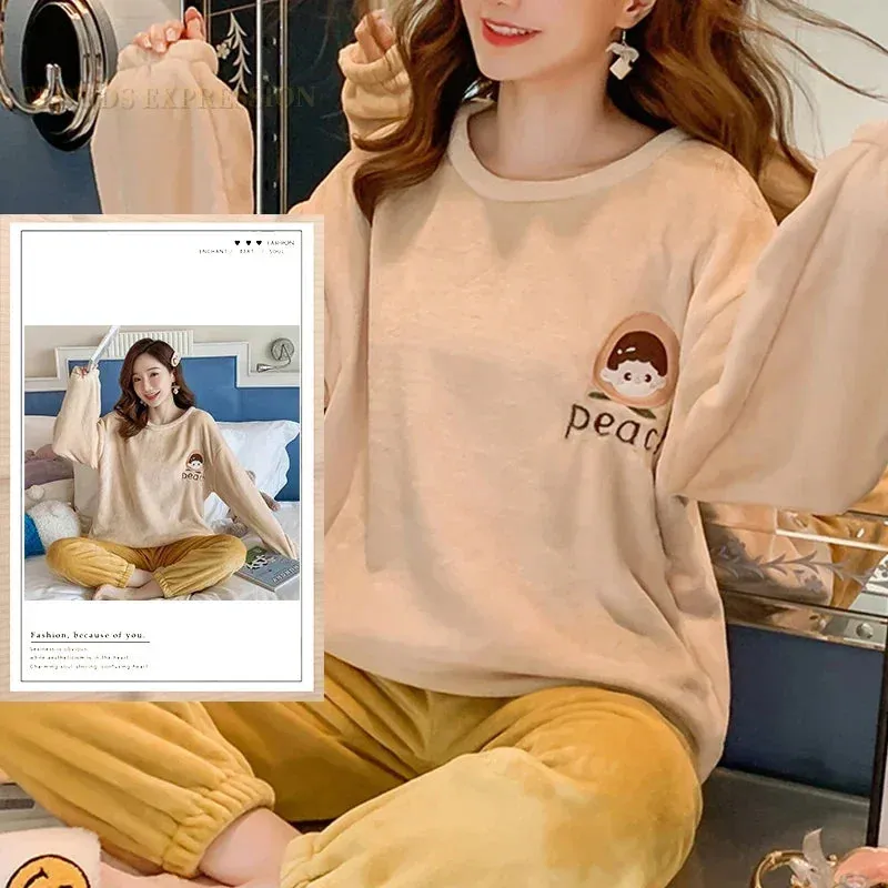 Cosy Winter & Autumn Pyjama Warm Sets