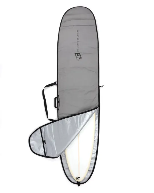 CREATURES OF LEISURE LONGBOARD ICON SILVER BLACK