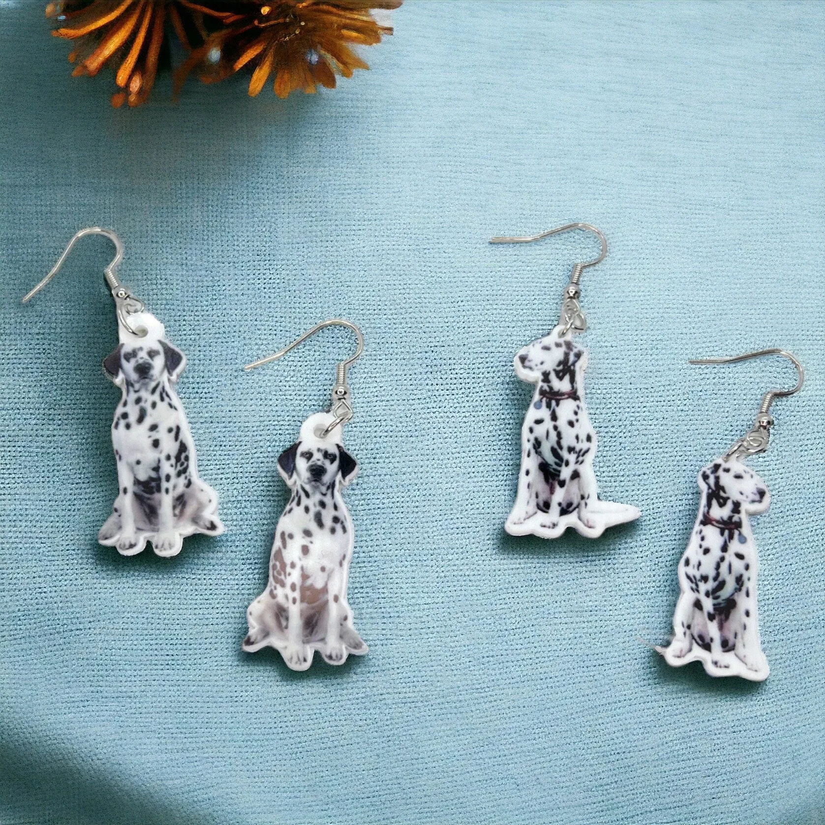 Dalmatian Earrings - Dog Earrings, Spot, Dog Jewelry, Dog Mom, Dalmatian Jewelry, Dog Accessories, Dalmatian Accessories, Dalmatians