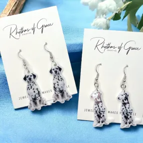 Dalmatian Earrings - Dog Earrings, Spot, Dog Jewelry, Dog Mom, Dalmatian Jewelry, Dog Accessories, Dalmatian Accessories, Dalmatians