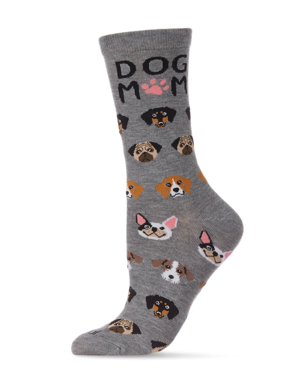 Dog Mom Frenzy Bamboo Blend Crew Sock