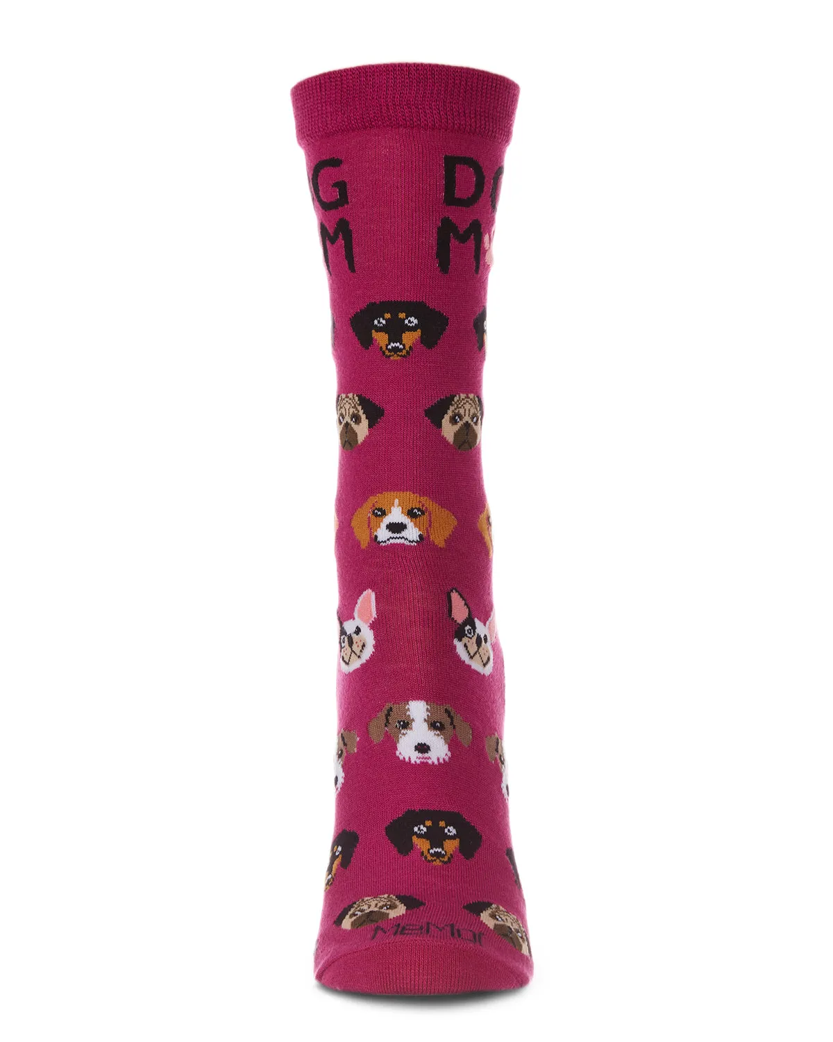 Dog Mom Frenzy Bamboo Blend Crew Sock