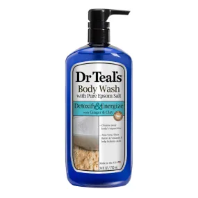 Dr. Teal's Body Wash Detoxify & Energize with Ginger & Clay - 24 Oz