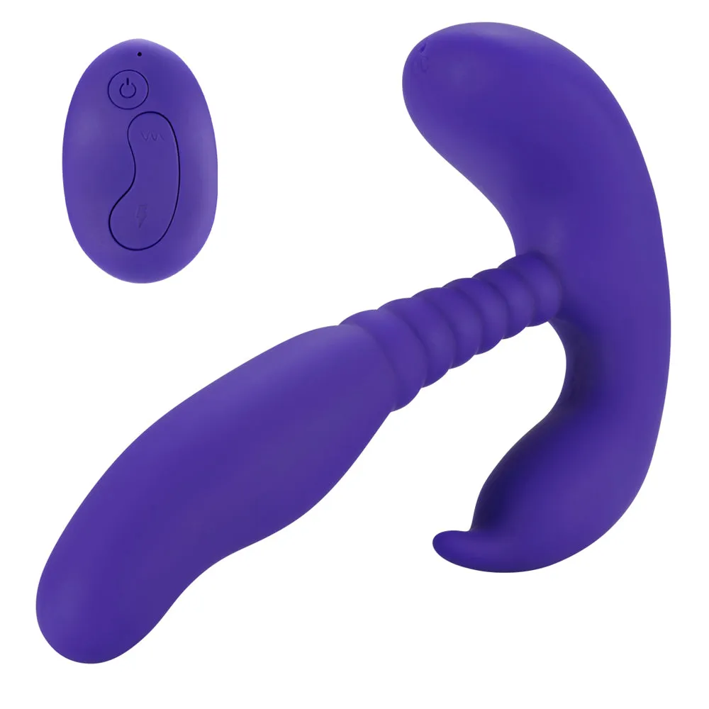 Dual Vibrating Perineum & Prostate Stimulator With Remote