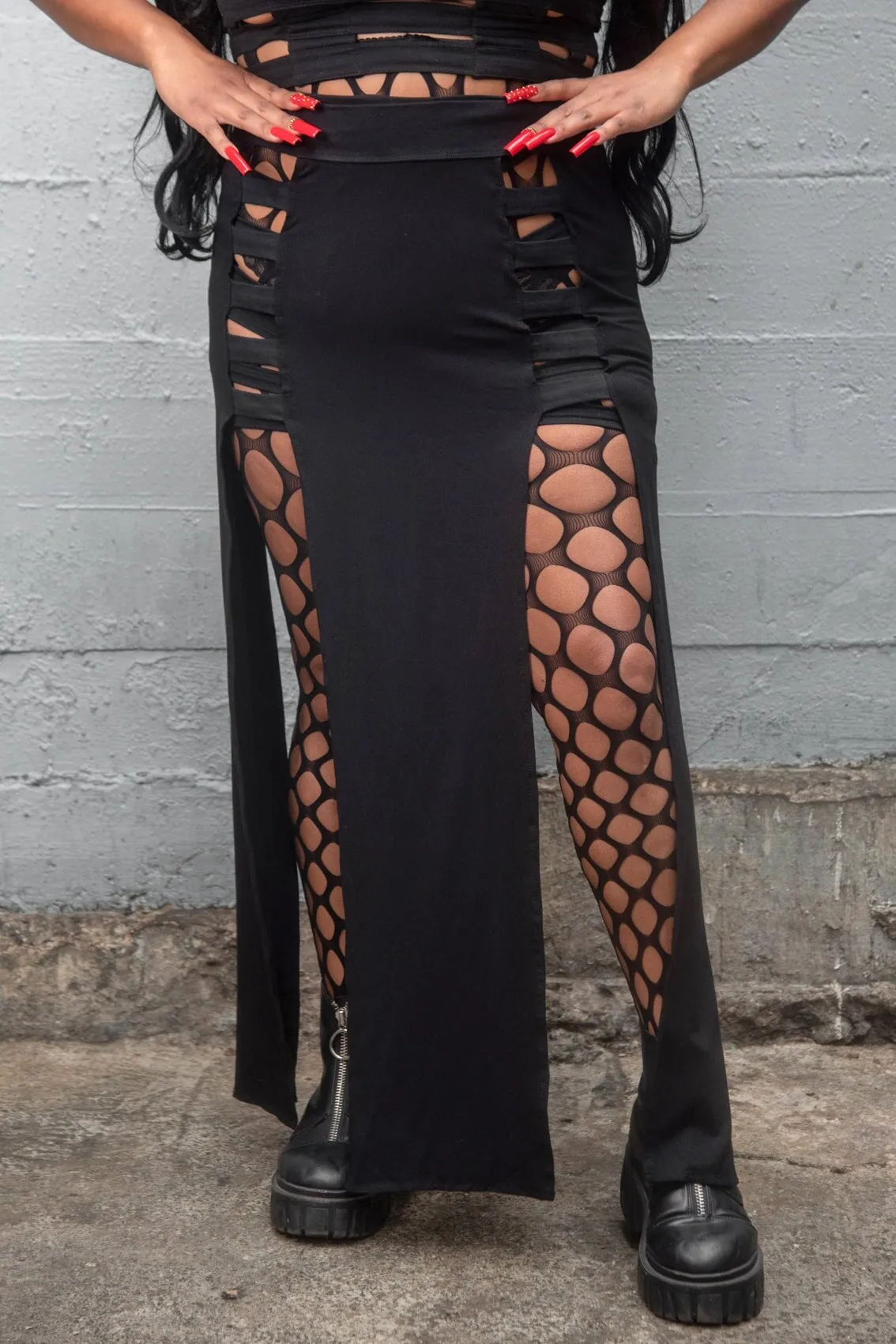 Five and Diamond Cage Skirt