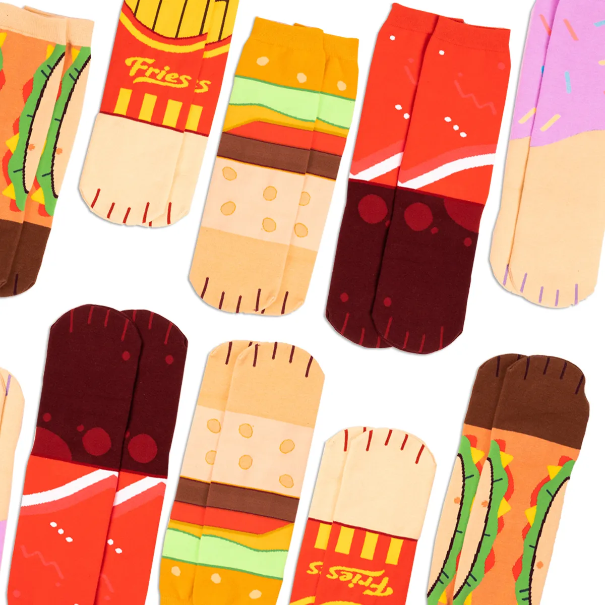 Food Cats Sock Pack