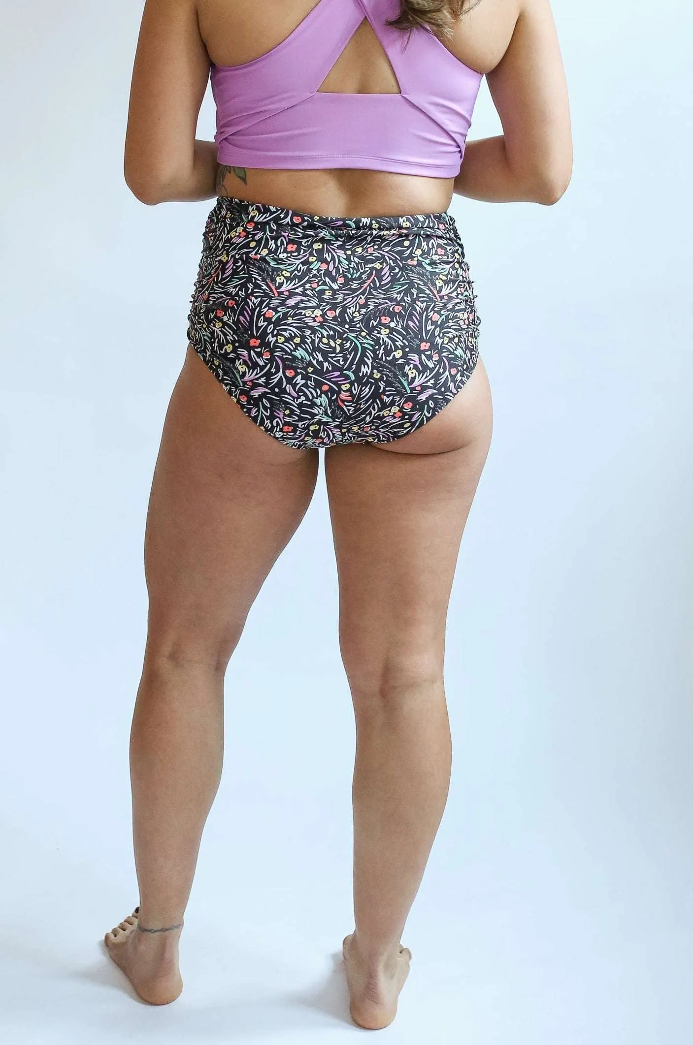 Full Coverage High Waist Bikini Bottoms