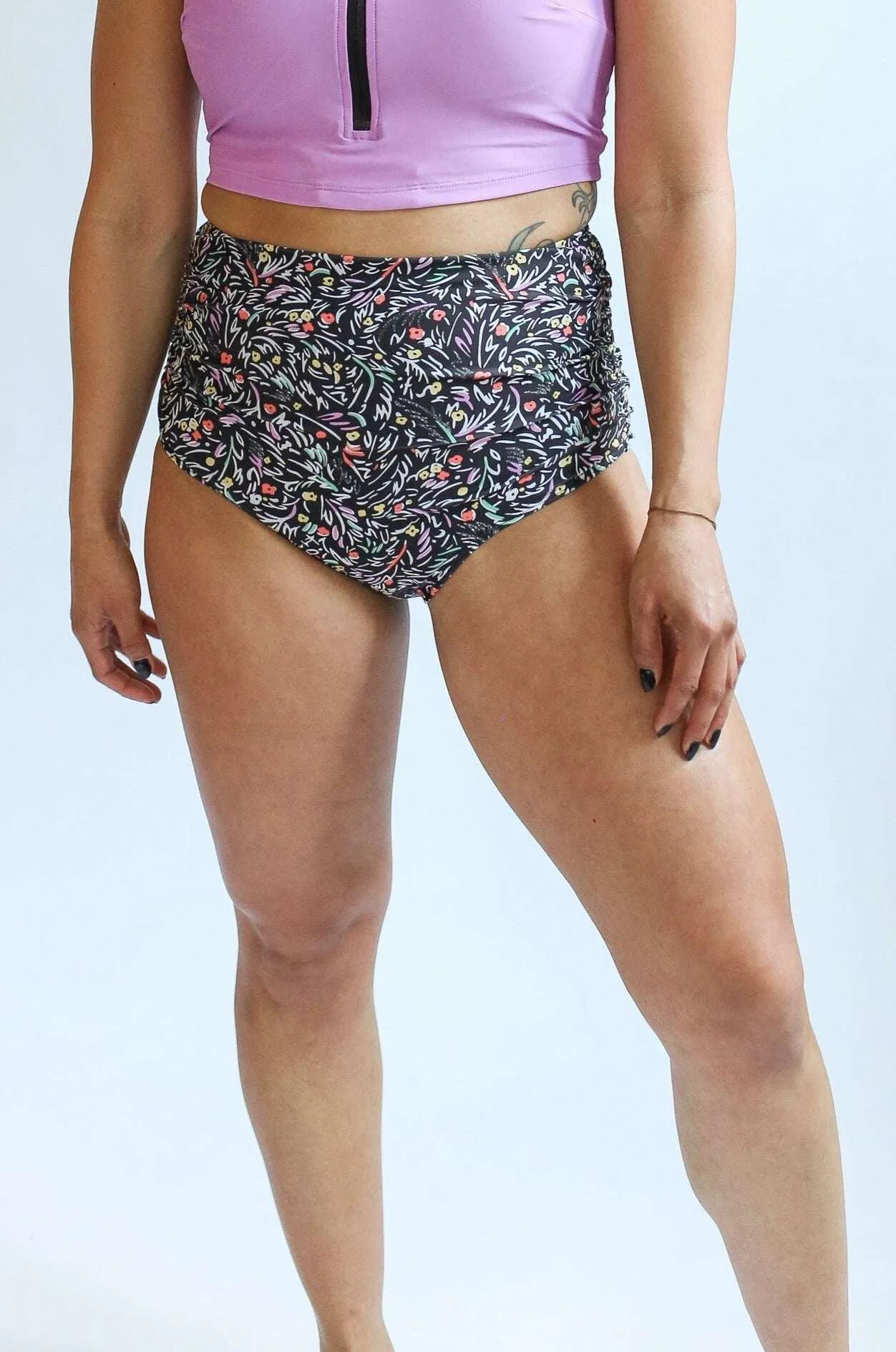 Full Coverage High Waist Bikini Bottoms