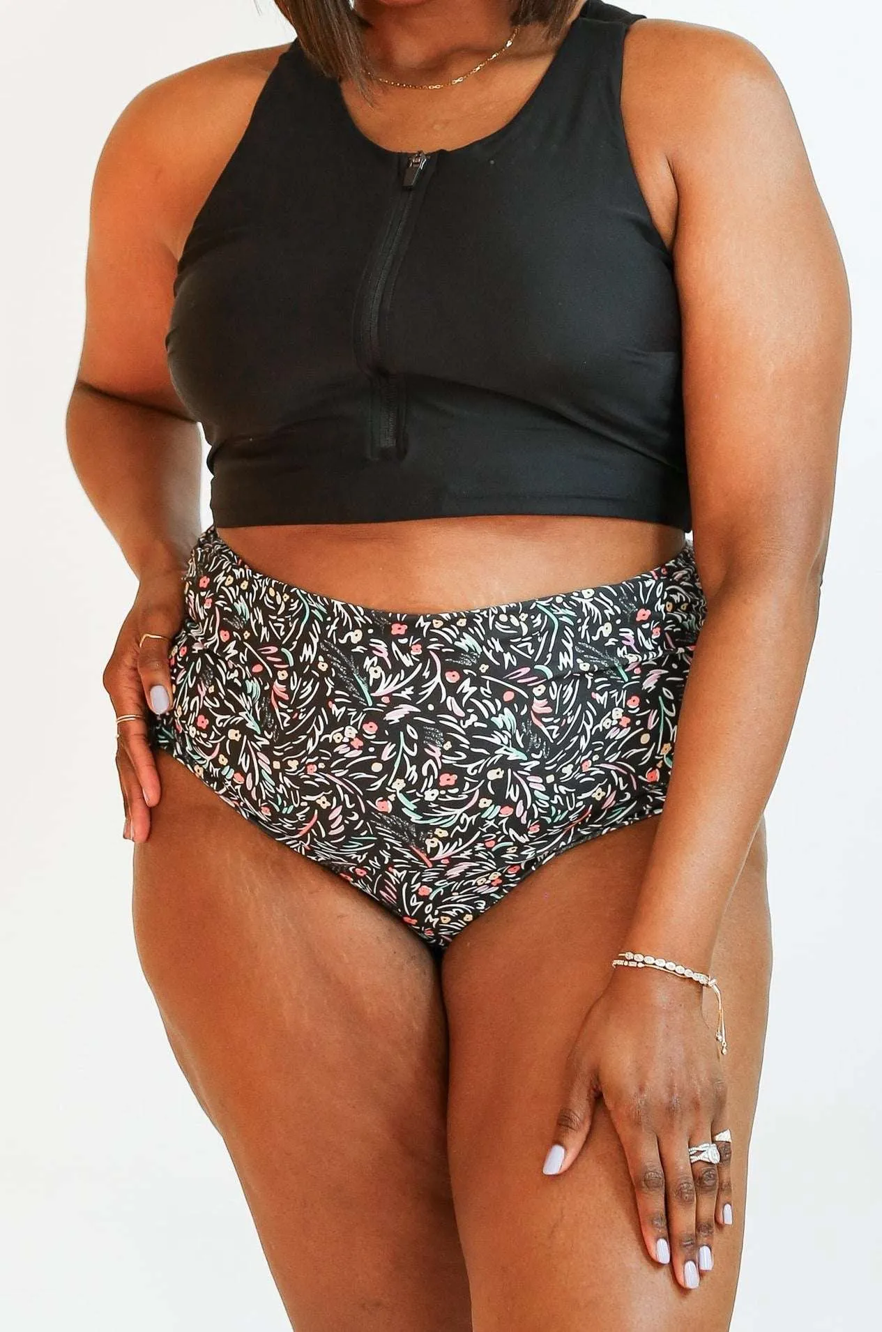 Full Coverage High Waist Bikini Bottoms