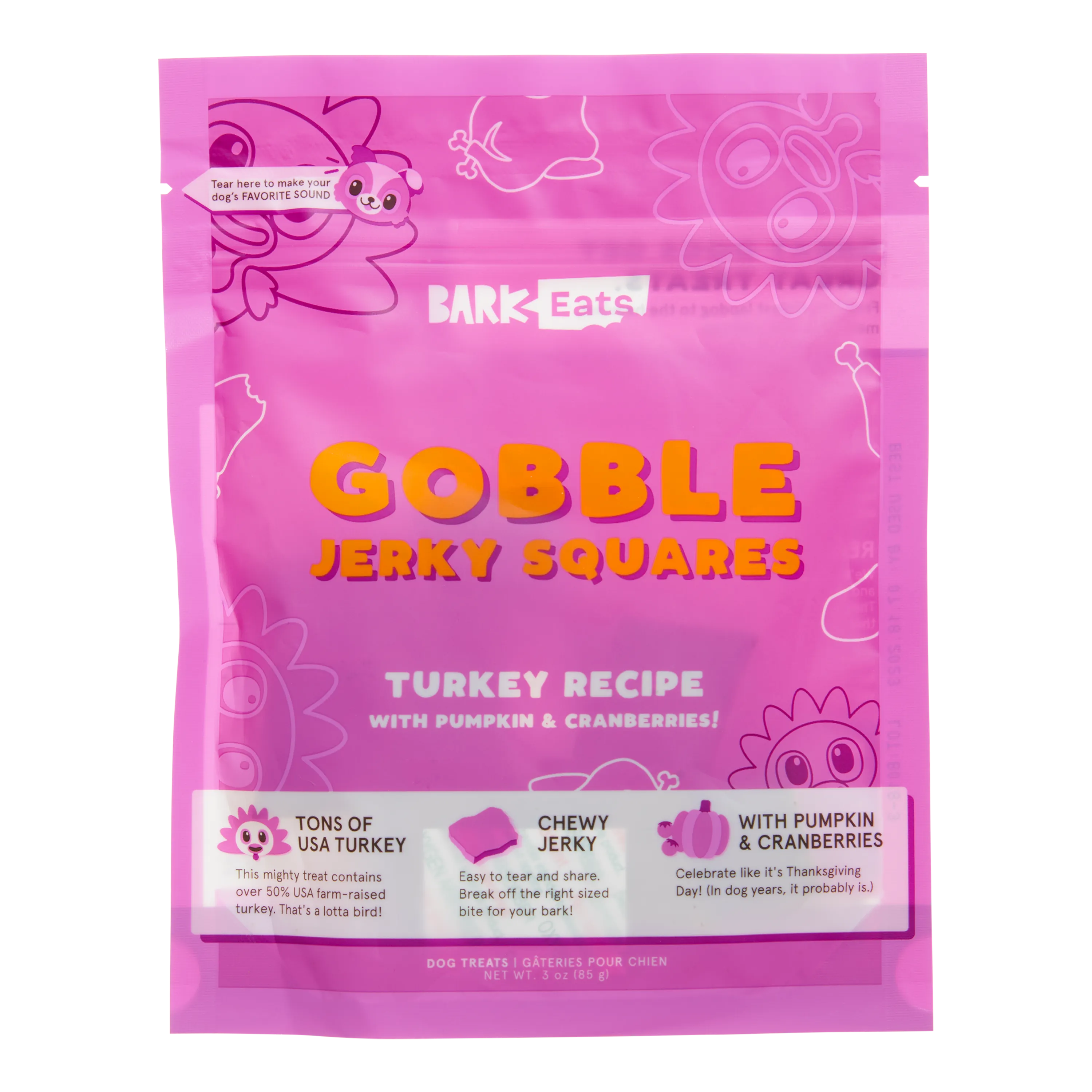 Gobble Jerky Squares