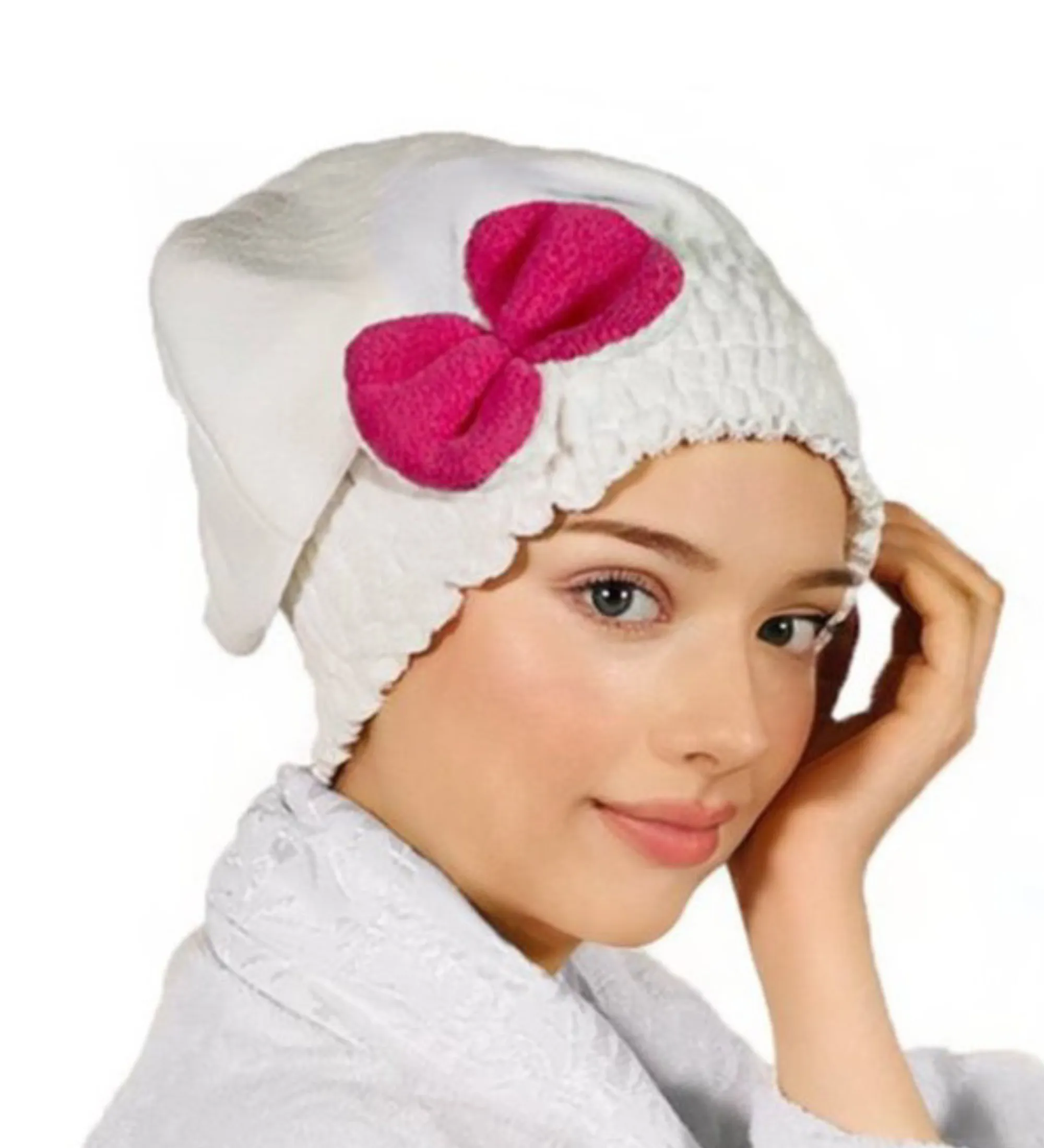 Hair Towel Cotton Cap