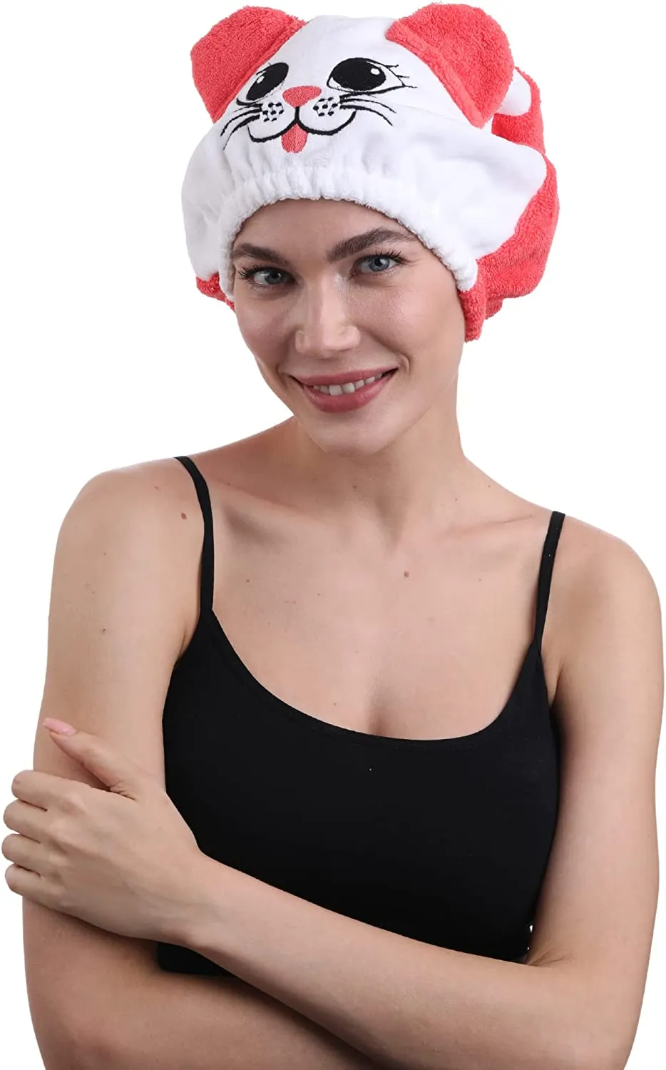 Hair Towel Cotton Cap