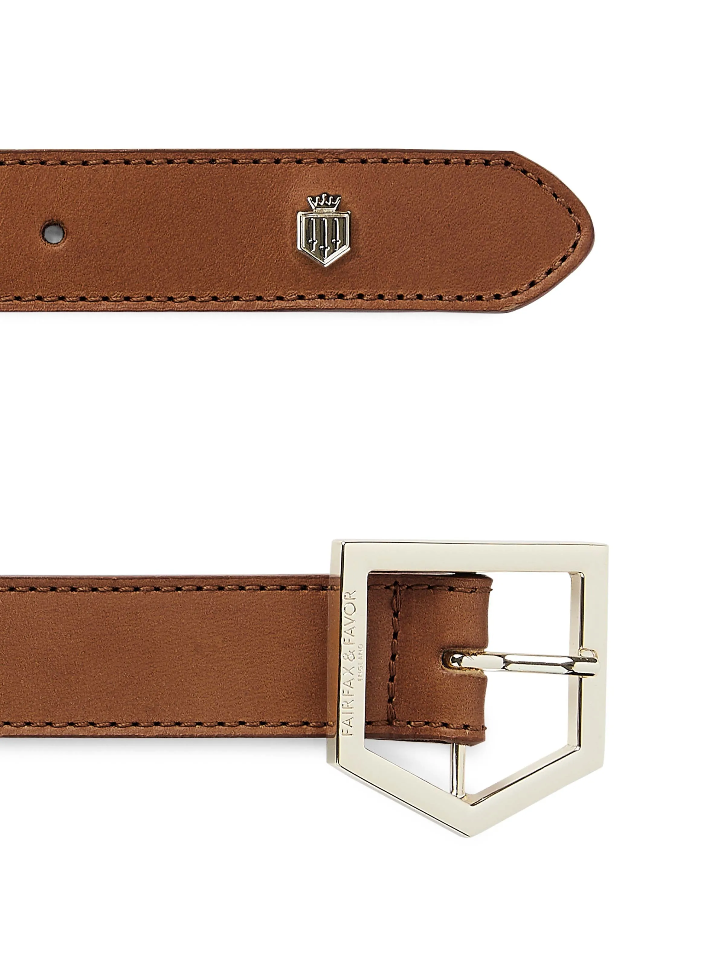 Hampton Belt - Tan / Emerald Green